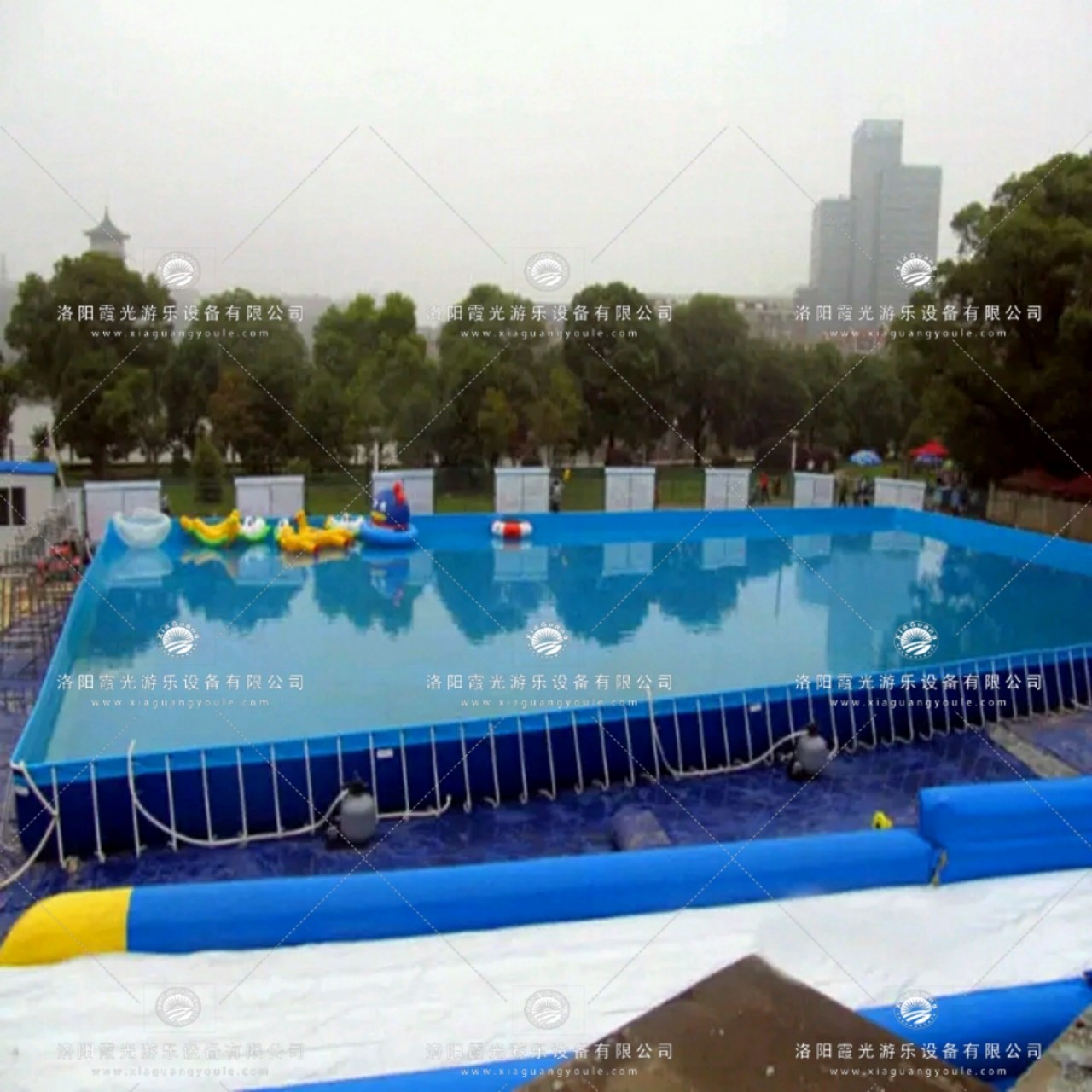 海南大型支架游泳池